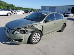 Salvage cars for sale from Copart Gaston, SC: 2012 Volkswagen Passat S