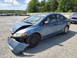 Honda salvage cars for sale: 2010 Honda Civic VP