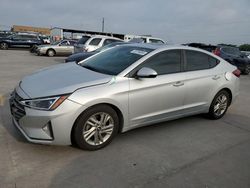 Salvage cars for sale from Copart Grand Prairie, TX: 2019 Hyundai Elantra SEL