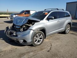 2014 Toyota Highlander XLE en venta en Albuquerque, NM