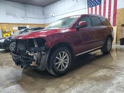 Salvage cars for sale from Copart Kincheloe, MI: 2018 Dodge Durango SXT