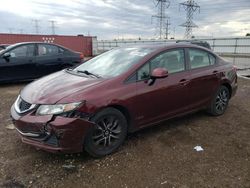 Honda salvage cars for sale: 2013 Honda Civic LX