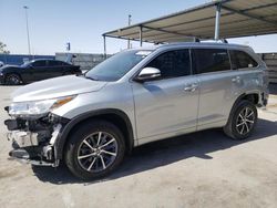 Salvage cars for sale from Copart Anthony, TX: 2018 Toyota Highlander SE