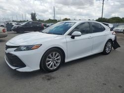 Toyota Camry le salvage cars for sale: 2020 Toyota Camry LE