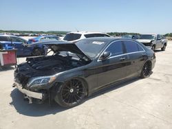 Salvage cars for sale from Copart Grand Prairie, TX: 2016 Mercedes-Benz S 550