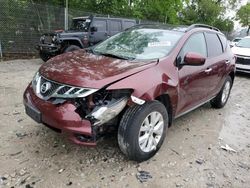 Salvage cars for sale from Copart Cicero, IN: 2012 Nissan Murano S