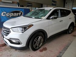 Salvage cars for sale from Copart Angola, NY: 2018 Hyundai Santa FE Sport