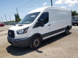 Salvage cars for sale from Copart Miami, FL: 2017 Ford Transit T-250
