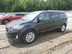 KIA salvage cars for sale: 2015 KIA Sedona EX