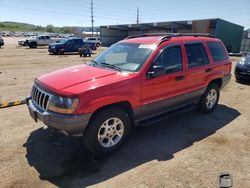 Salvage cars for sale from Copart Colorado Springs, CO: 2001 Jeep Grand Cherokee Laredo