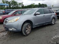 Salvage cars for sale from Copart Spartanburg, SC: 2010 Subaru Outback 2.5I Premium