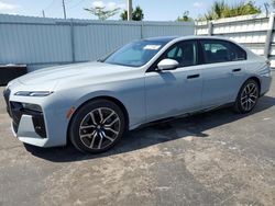 Salvage cars for sale from Copart Miami, FL: 2023 BMW 740 I