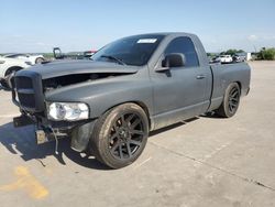 Salvage cars for sale from Copart Grand Prairie, TX: 2003 Dodge RAM 1500 ST
