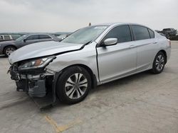 Vehiculos salvage en venta de Copart Grand Prairie, TX: 2015 Honda Accord LX