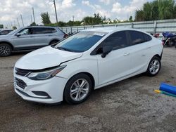 Chevrolet Vehiculos salvage en venta: 2017 Chevrolet Cruze LT