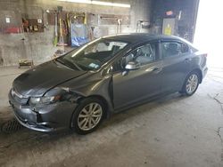 Vehiculos salvage en venta de Copart Angola, NY: 2012 Honda Civic EXL