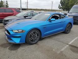 Salvage cars for sale from Copart Rancho Cucamonga, CA: 2018 Ford Mustang GT