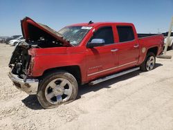 Salvage cars for sale from Copart Amarillo, TX: 2015 Chevrolet Silverado K1500 LTZ