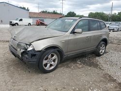 BMW salvage cars for sale: 2007 BMW X3 3.0SI