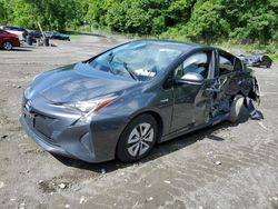 Salvage cars for sale from Copart Marlboro, NY: 2016 Toyota Prius