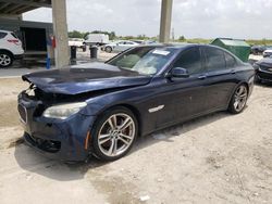 Vehiculos salvage en venta de Copart West Palm Beach, FL: 2014 BMW 750 XI