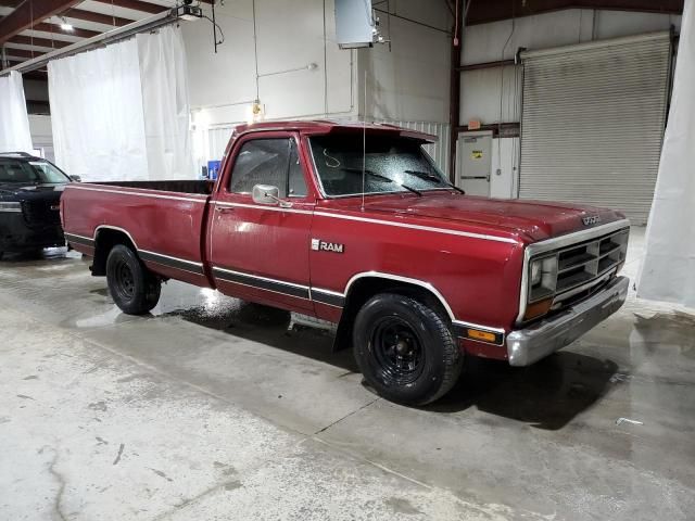 1989 Dodge D-SERIES D100