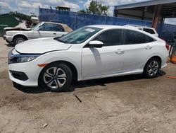 Vehiculos salvage en venta de Copart Riverview, FL: 2017 Honda Civic LX