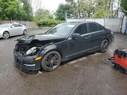 Mercedes-Benz c-Class salvage cars for sale: 2013 Mercedes-Benz C 300 4matic