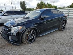 Mercedes-Benz Vehiculos salvage en venta: 2018 Mercedes-Benz GLE Coupe 43 AMG