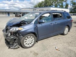 Salvage cars for sale from Copart Arlington, WA: 2016 Toyota Sienna XLE
