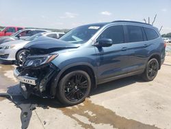 Honda Pilot salvage cars for sale: 2022 Honda Pilot SE