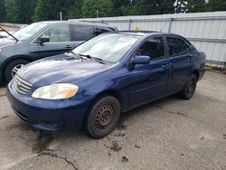Salvage cars for sale from Copart Arlington, WA: 2003 Toyota Corolla CE