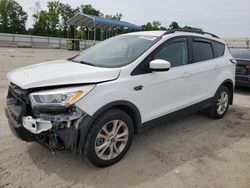 Ford Escape salvage cars for sale: 2018 Ford Escape SEL