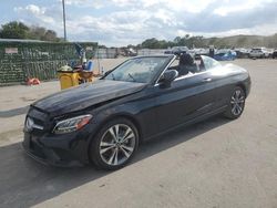 Salvage cars for sale from Copart Orlando, FL: 2019 Mercedes-Benz C300