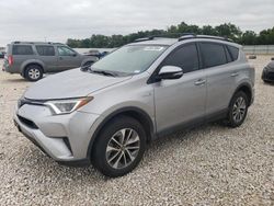 Toyota salvage cars for sale: 2018 Toyota Rav4 HV LE