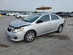 Salvage cars for sale from Copart Grand Prairie, TX: 2010 Toyota Corolla Base