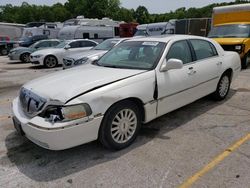 Salvage cars for sale from Copart Kansas City, KS: 2003 Lincoln Town Car Signature