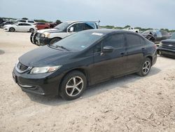 Salvage cars for sale from Copart San Antonio, TX: 2015 Honda Civic SE