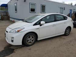 Salvage cars for sale from Copart Lyman, ME: 2010 Toyota Prius