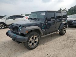 Jeep salvage cars for sale: 2017 Jeep Wrangler Unlimited Sport