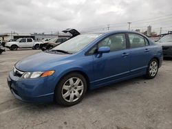 Honda salvage cars for sale: 2006 Honda Civic LX