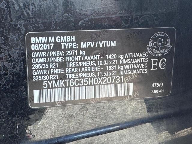 2017 BMW X5 M