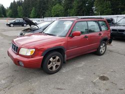 Salvage cars for sale from Copart Arlington, WA: 2001 Subaru Forester S