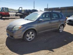 Salvage cars for sale from Copart Colorado Springs, CO: 2005 Pontiac Vibe