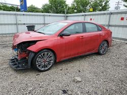 Salvage cars for sale from Copart Walton, KY: 2021 KIA Forte GT