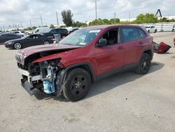 Salvage cars for sale from Copart Miami, FL: 2014 Jeep Cherokee Sport