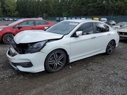 Honda Accord Vehiculos salvage en venta: 2016 Honda Accord Sport