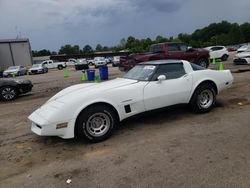 Chevrolet Corvette Vehiculos salvage en venta: 1982 Chevrolet Corvette