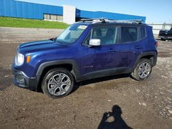 Jeep salvage cars for sale: 2016 Jeep Renegade Limited