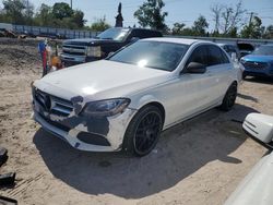 Mercedes-Benz c300 salvage cars for sale: 2016 Mercedes-Benz C300